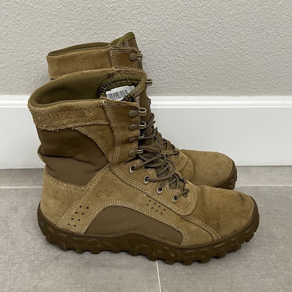 Rocky S2V Special Ops Mens 10.5 Coyote Tactical Military Outdoor Boots Shoes